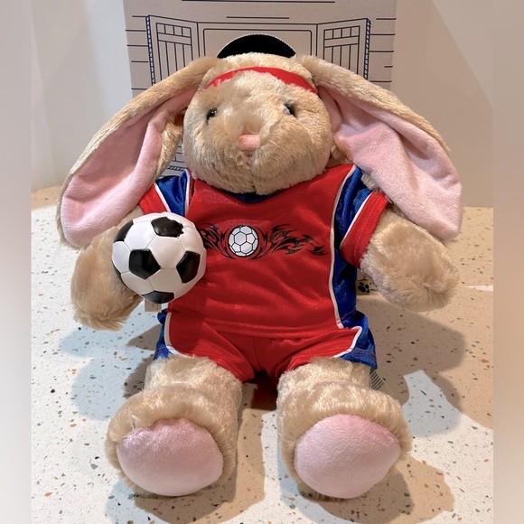 Build-A-Bear Soccer Outfit Clothing Bunny NOT Included in Sale - Picture 2 of 11